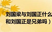 刘国梁与刘国正什么关系（10月19日刘国梁和刘国正是兄弟吗）