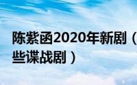 陈紫函2020年新剧（10月20日陈紫函演过哪些谍战剧）