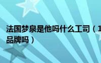 法国梦泉是他吗什么工司（10月21日法国梦泉护肤品是正规品牌吗）