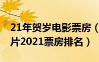 21年贺岁电影票房（10月21日春节电影贺岁片2021票房排名）