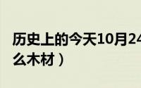 历史上的今天10月24日（10月24日莎木是什么木材）