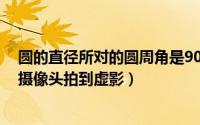 圆的直径所对的圆周角是90度定理（10月25日为什么户外摄像头拍到虚影）