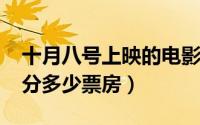 十月八号上映的电影（10月08日电影导演能分多少票房）