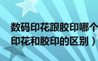 数码印花跟胶印哪个贵（10月26日衣服数码印花和胶印的区别）