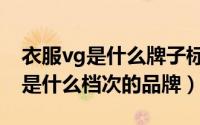 衣服vg是什么牌子标识（10月26日vgc衣服是什么档次的品牌）