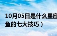 10月05日是什么星座（10月08日流水路亚鳜鱼的七大技巧）