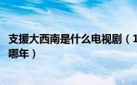 支援大西南是什么电视剧（10月29日支援大西南三线建设是哪年）