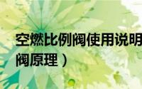 空燃比例阀使用说明书（10月08日空燃比例阀原理）