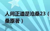 人间正道是沧桑23（10月31日人间正道是沧桑原著）