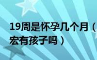 19周是怀孕几个月（11月01日周涛和前夫姚宏有孩子吗）