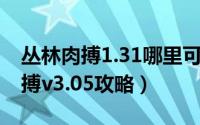 丛林肉搏1.31哪里可以玩（11月01日丛林肉搏v3.05攻略）