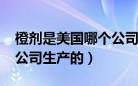 橙剂是美国哪个公司（11月02日橙剂是哪个公司生产的）