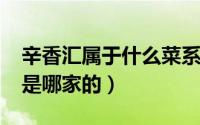 辛香汇属于什么菜系（11月02日辛香汇米饭是哪家的）