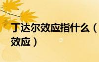 丁达尔效应指什么（11月03日什么是丁达尔效应）