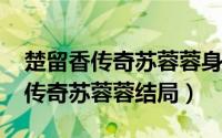 楚留香传奇苏蓉蓉身世（11月04日新楚留香传奇苏蓉蓉结局）