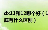 dx11和12哪个好（11月04日dx11和dx12到底有什么区别）