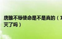 唐雎不辱使命是不是真的（10月08日唐雎不辱使命后来国家灭了吗）