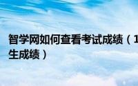 智学网如何查看考试成绩（11月05日智学网教师如何查看学生成绩）