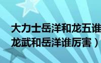 大力士岳洋和龙五谁厉害（10月08日大力士龙武和岳洋谁厉害）