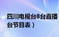 四川电视台8台直播（10月08日四川电视24台节目表）