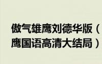 傲气雄鹰刘德华版（11月05日刘德华傲气雄鹰国语高清大结局）