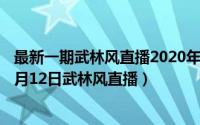 最新一期武林风直播2020年11月14日（11月06日2021年6月12日武林风直播）