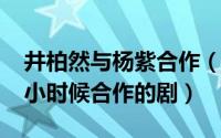 井柏然与杨紫合作（11月06日井柏然和杨紫小时候合作的剧）