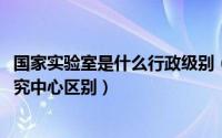 国家实验室是什么行政级别（10月08日国家实验室和国家研究中心区别）