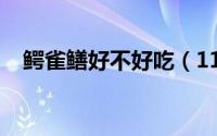 鳄雀鳝好不好吃（11月06日鳄雀鳝做法）