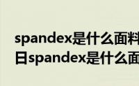 spandex是什么面料是什么意思啊（11月06日spandex是什么面料）