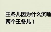 王冬儿因为什么沉睡（10月08日为什么会有两个王冬儿）