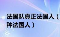 法国队真正法国人（11月09日法国队谁是纯种法国人）