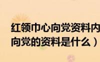 红领巾心向党资料内容（11月10日红领巾心向党的资料是什么）