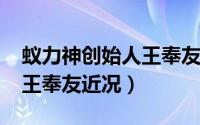 蚁力神创始人王奉友图片（11月10日蚁力神王奉友近况）