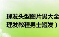 理发头型图片男大全短发（10月08日零基础理发教程男士短发）