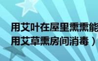 用艾叶在屋里熏熏能消毒吗（10月08日怎样用艾草熏房间消毒）