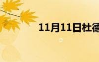 11月11日杜德伟最经典歌词