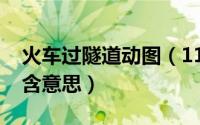 火车过隧道动图（11月12日火车过隧道的暗含意思）