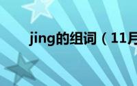 jing的组词（11月12日jing的组词）