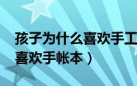 孩子为什么喜欢手工（11月13日孩子为什么喜欢手帐本）