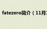 fatezero简介（11月13日fatezero中文名）