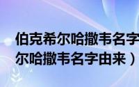 伯克希尔哈撒韦名字由来（10月08日伯克希尔哈撒韦名字由来）