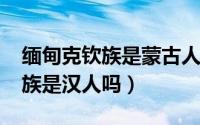 缅甸克钦族是蒙古人吗（10月08日缅甸克钦族是汉人吗）