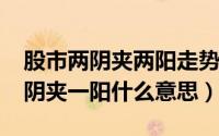 股市两阴夹两阳走势如何（10月08日股市两阴夹一阳什么意思）