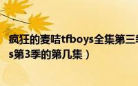 疯狂的麦咭tfboys全集第三季（11月16日疯狂的麦咭tfboys第3季的第几集）