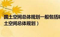 国土空间总体规划一般包括哪两个层次（11月16日什么叫国土空间总体规划）