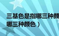 三基色是指哪三种颜色（11月16日三基色是哪三种颜色）