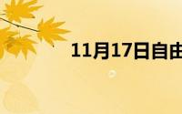 11月17日自由诗句经典语录