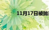 11月17日被抛弃的人剧情介绍