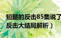 短腿的反击85集说了什么（10月08日短腿的反击大结局解析）